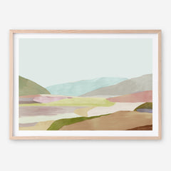 Shop Hills of Light I Art Print a painted abstract themed wall art print from The Print Emporium wall artwork collection - Buy Australian made fine art painting style poster and framed prints for the home and your interior decor room, TPE-PC-RF345-AP