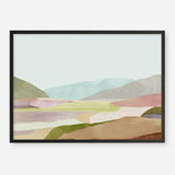 Shop Hills of Light I Art Print a painted abstract themed wall art print from The Print Emporium wall artwork collection - Buy Australian made fine art painting style poster and framed prints for the home and your interior decor room, TPE-PC-RF345-AP