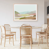 Shop Hills of Light I Art Print a painted abstract themed wall art print from The Print Emporium wall artwork collection - Buy Australian made fine art painting style poster and framed prints for the home and your interior decor room, TPE-PC-RF345-AP