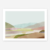 Shop Hills of Light I Art Print a painted abstract themed wall art print from The Print Emporium wall artwork collection - Buy Australian made fine art painting style poster and framed prints for the home and your interior decor room, TPE-PC-RF345-AP