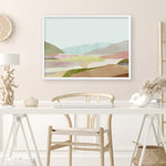 Shop Hills of Light I Art Print a painted abstract themed wall art print from The Print Emporium wall artwork collection - Buy Australian made fine art painting style poster and framed prints for the home and your interior decor room, TPE-PC-RF345-AP