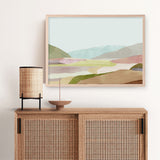 Shop Hills of Light I Art Print a painted abstract themed wall art print from The Print Emporium wall artwork collection - Buy Australian made fine art painting style poster and framed prints for the home and your interior decor room, TPE-PC-RF345-AP