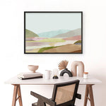 Shop Hills of Light I Art Print a painted abstract themed wall art print from The Print Emporium wall artwork collection - Buy Australian made fine art painting style poster and framed prints for the home and your interior decor room, TPE-PC-RF345-AP