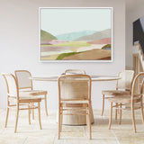 Shop Hills of Light I Canvas Print a painted abstract themed framed canvas wall art print from The Print Emporium artwork collection - Buy Australian made fine art painting style stretched canvas prints for the home and your interior decor space, TPE-PC-RF345-CA-35X46-NF