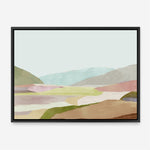 Shop Hills of Light I Canvas Print a painted abstract themed framed canvas wall art print from The Print Emporium artwork collection - Buy Australian made fine art painting style stretched canvas prints for the home and your interior decor space, TPE-PC-RF345-CA-35X46-NF