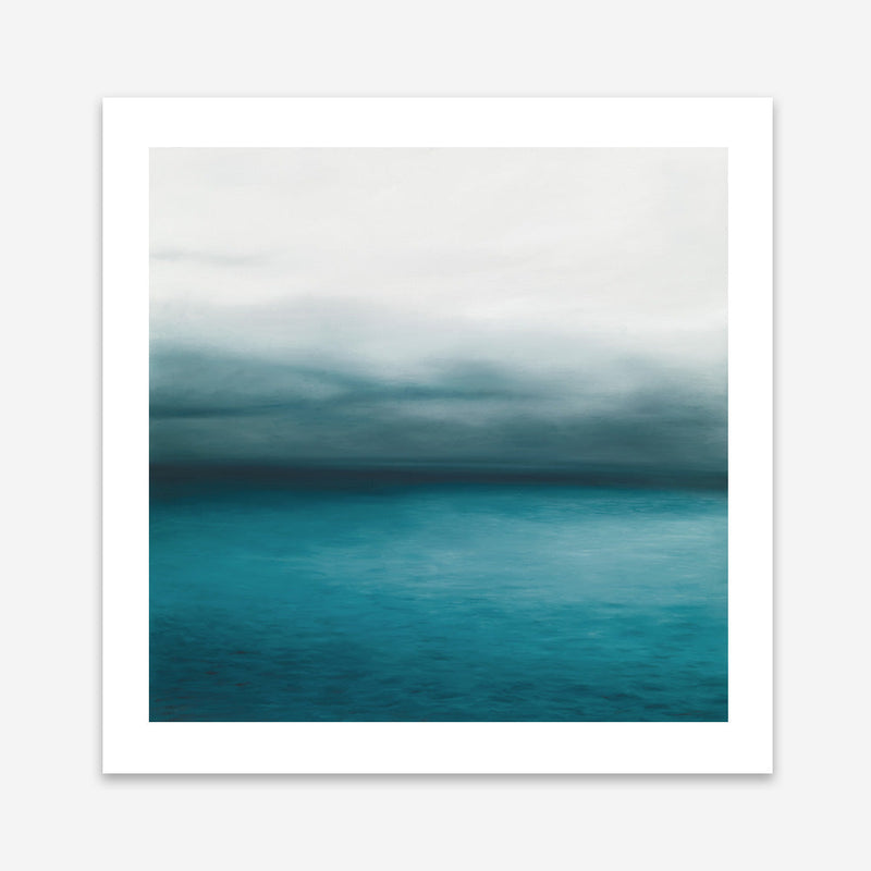 Shop Horizon (Square) Art Print a coastal themed painted wall art print from The Print Emporium wall artwork collection - Buy Australian made fine art painting style poster and framed prints for the home and your interior decor room, TPE-069-AP