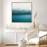 Shop Horizon (Square) Canvas Print a coastal themed painted framed canvas wall art print from The Print Emporium artwork collection - Buy Australian made fine art painting style stretched canvas prints for the home and your interior decor space, TPE-069-CA-40X40-NF