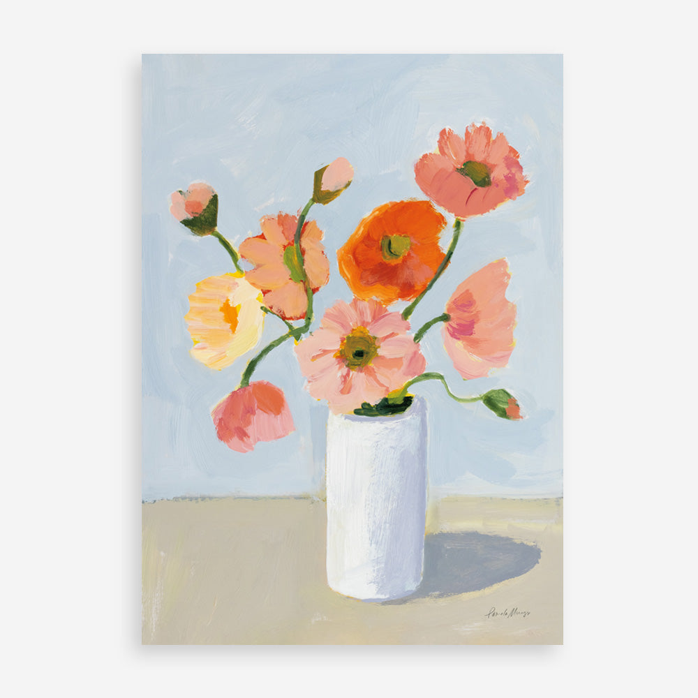 Shop Iceland Poppies Art Print a floral themed painted wall art print from The Print Emporium wall artwork collection - Buy Australian made fine art painting style poster and framed prints for the home and your interior decor room, TPE-WA-68963-AP