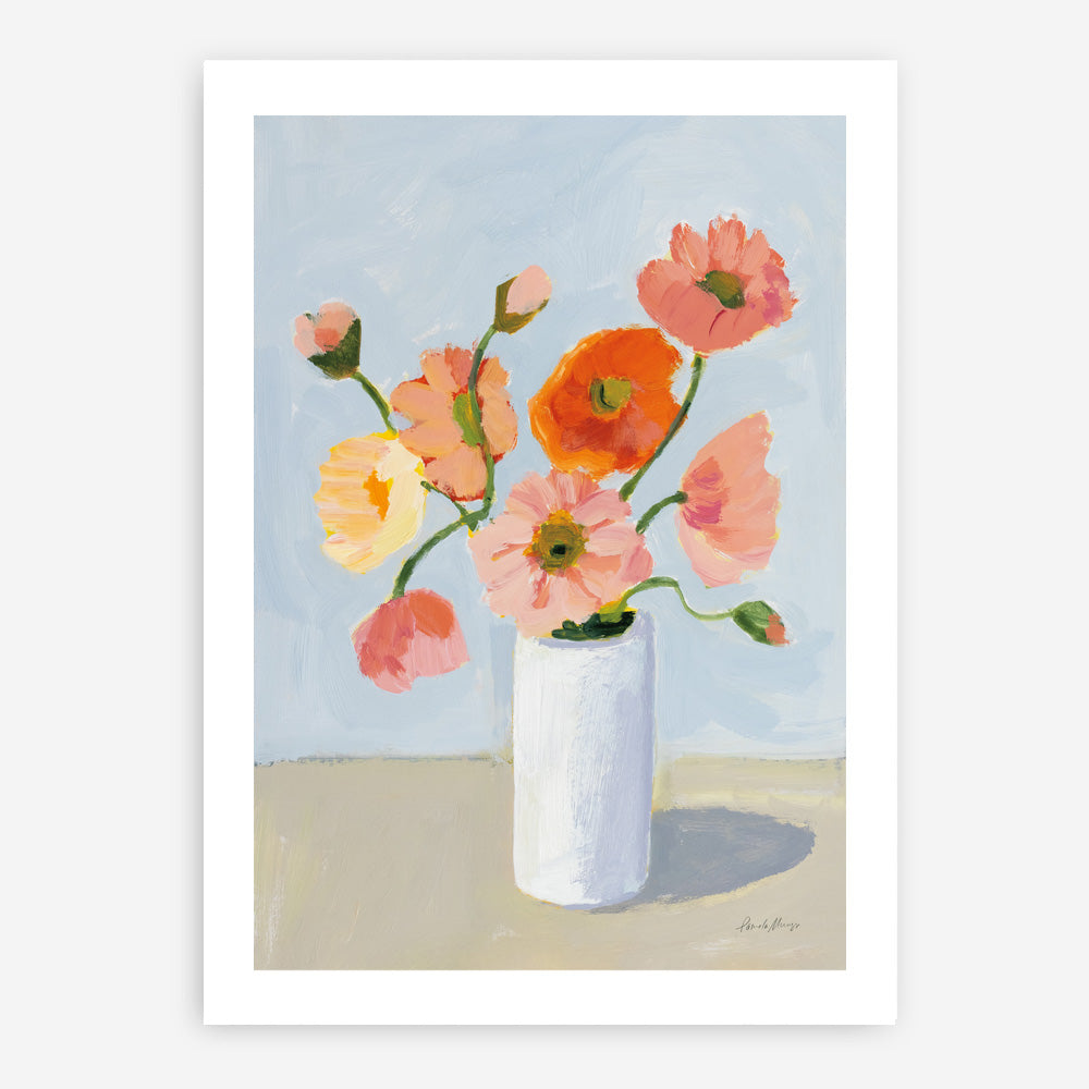 Shop Iceland Poppies Art Print a floral themed painted wall art print from The Print Emporium wall artwork collection - Buy Australian made fine art painting style poster and framed prints for the home and your interior decor room, TPE-WA-68963-AP