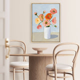 Shop Iceland Poppies Canvas Print a floral themed painted framed canvas wall art print from The Print Emporium artwork collection - Buy Australian made fine art painting style stretched canvas prints for the home and your interior decor space, TPE-WA-68963-CA-35X46-NF