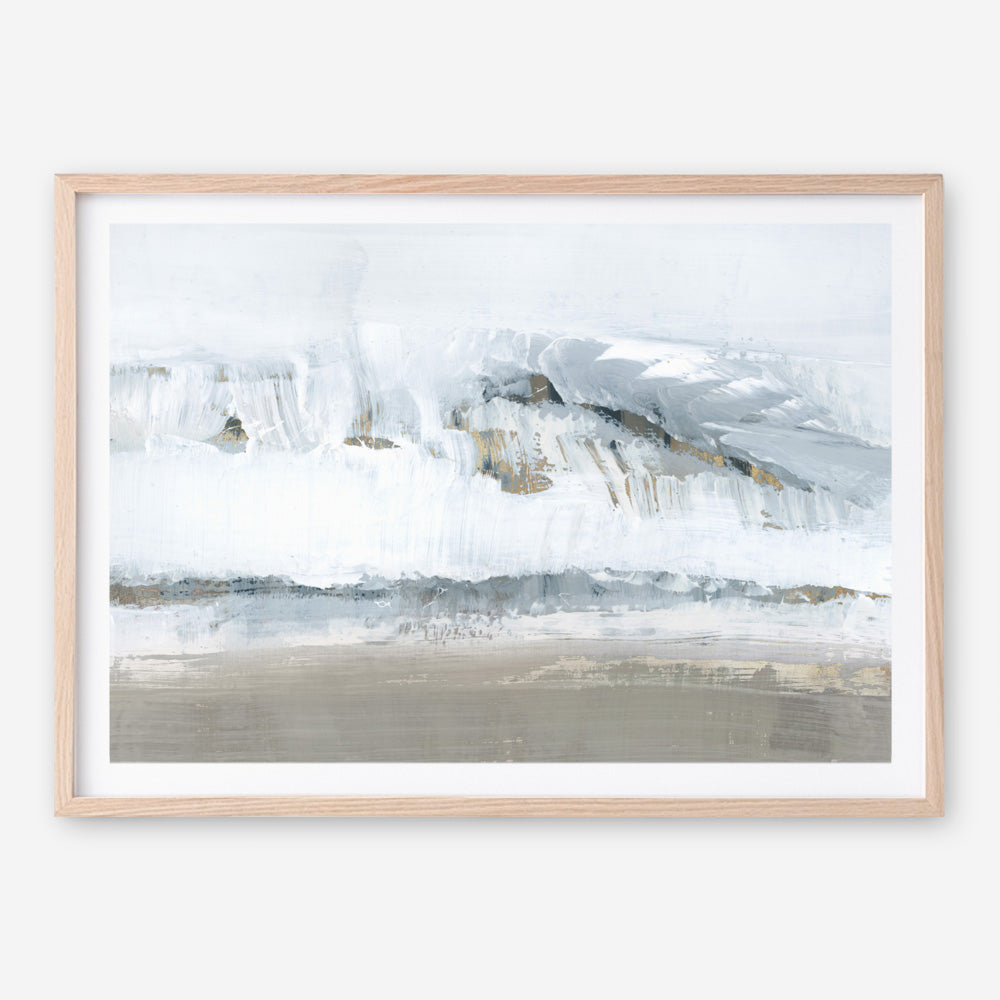 Shop Icy Snow I Art Print a painted abstract themed wall art print from The Print Emporium wall artwork collection - Buy Australian made fine art painting style poster and framed prints for the home and your interior decor room, TPE-PC-WZ027-AP