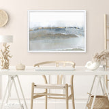 Shop Icy Snow II Art Print a painted abstract themed wall art print from The Print Emporium wall artwork collection - Buy Australian made fine art painting style poster and framed prints for the home and your interior decor room, TPE-PC-WZ028-AP