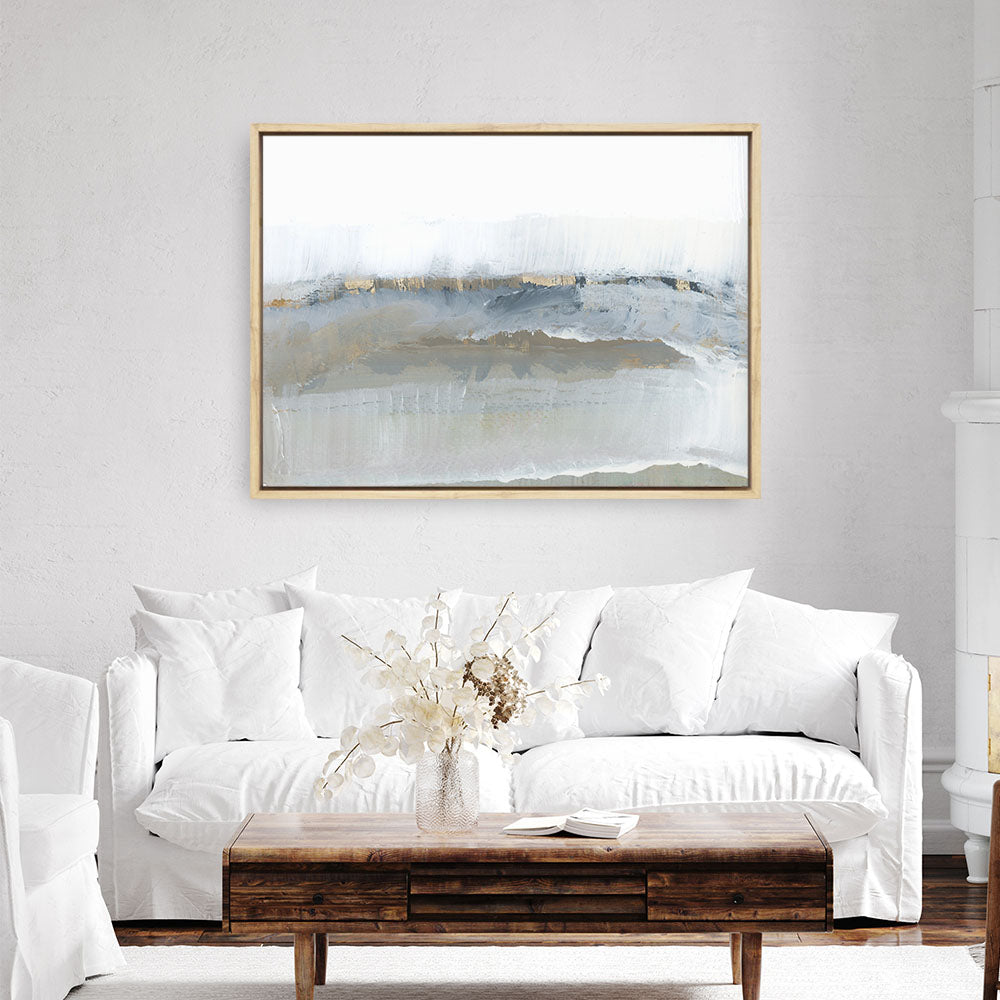 Shop Icy Snow II Canvas Print a painted abstract themed framed canvas wall art print from The Print Emporium artwork collection - Buy Australian made fine art painting style stretched canvas prints for the home and your interior decor space, TPE-PC-WZ028-CA-35X46-NF