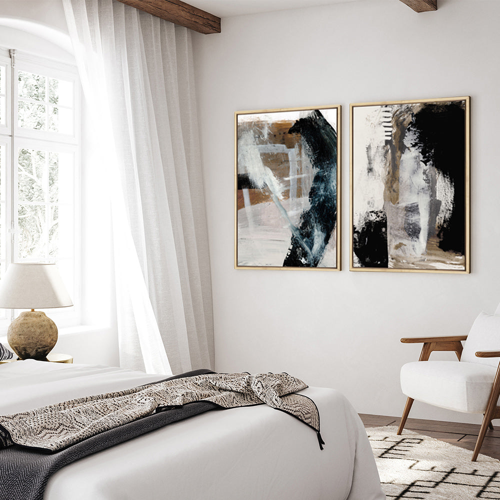 Shop Important Canvas Print a painted abstract themed framed canvas wall art print from The Print Emporium artwork collection - Buy Australian made fine art painting style stretched canvas prints for the home and your interior decor space, TPE-DH-058-CA-35X46-NF