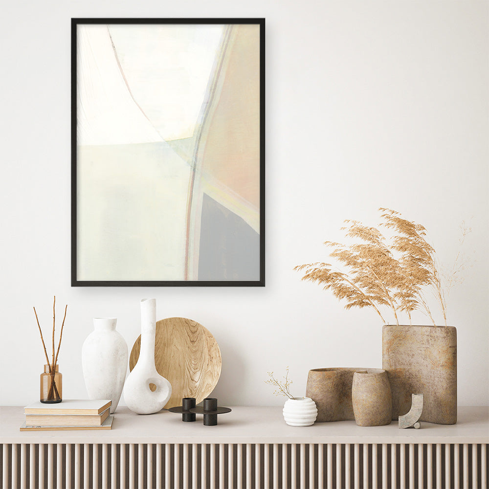 Shop In Neutral II Art Print a painted abstract themed wall art print from The Print Emporium wall artwork collection - Buy Australian made fine art painting style poster and framed prints for the home and your interior decor room, TPE-PC-WZ014-AP