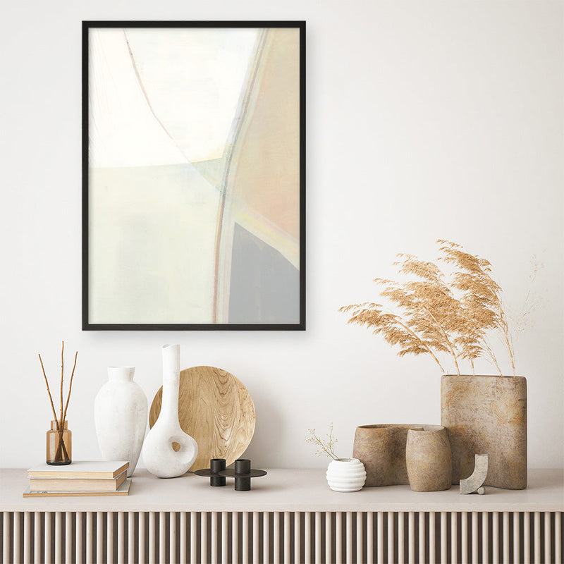 Shop In Neutral II Art Print a painted abstract themed wall art print from The Print Emporium wall artwork collection - Buy Australian made fine art painting style poster and framed prints for the home and your interior decor room, TPE-PC-WZ014-AP