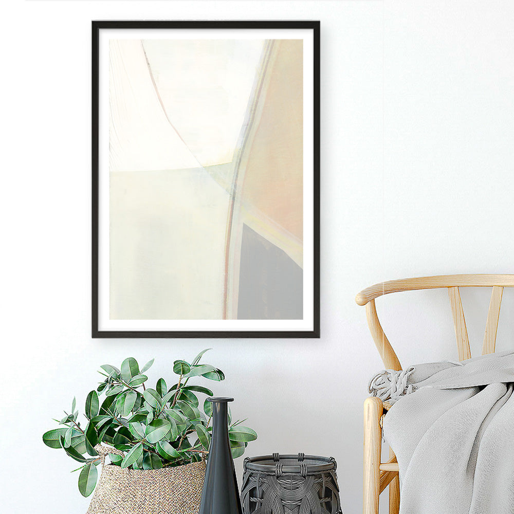 Shop In Neutral II Art Print a painted abstract themed wall art print from The Print Emporium wall artwork collection - Buy Australian made fine art painting style poster and framed prints for the home and your interior decor room, TPE-PC-WZ014-AP