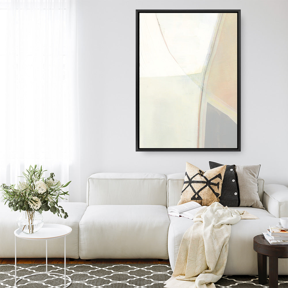 Shop In Neutral II Canvas Print a painted abstract themed framed canvas wall art print from The Print Emporium artwork collection - Buy Australian made fine art painting style stretched canvas prints for the home and your interior decor space, TPE-PC-WZ014-CA-35X46-NF
