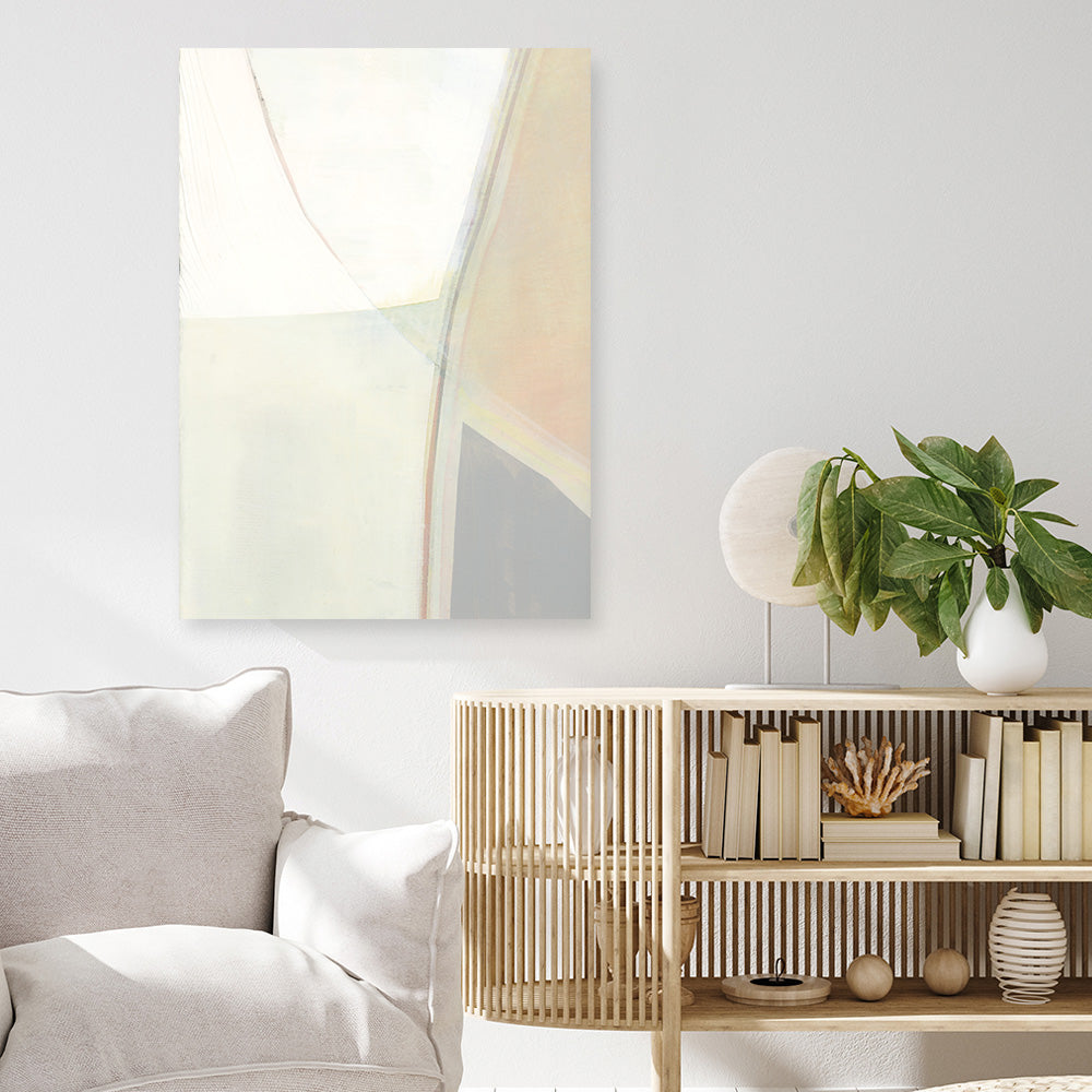 Shop In Neutral II Canvas Print a painted abstract themed framed canvas wall art print from The Print Emporium artwork collection - Buy Australian made fine art painting style stretched canvas prints for the home and your interior decor space, TPE-PC-WZ014-CA-35X46-NF