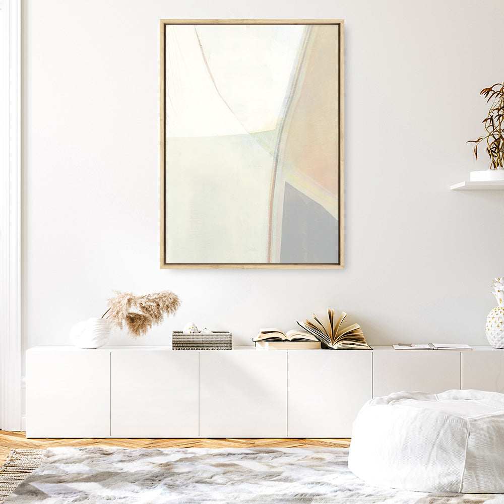 Shop In Neutral II Canvas Print a painted abstract themed framed canvas wall art print from The Print Emporium artwork collection - Buy Australian made fine art painting style stretched canvas prints for the home and your interior decor space, TPE-PC-WZ014-CA-35X46-NF