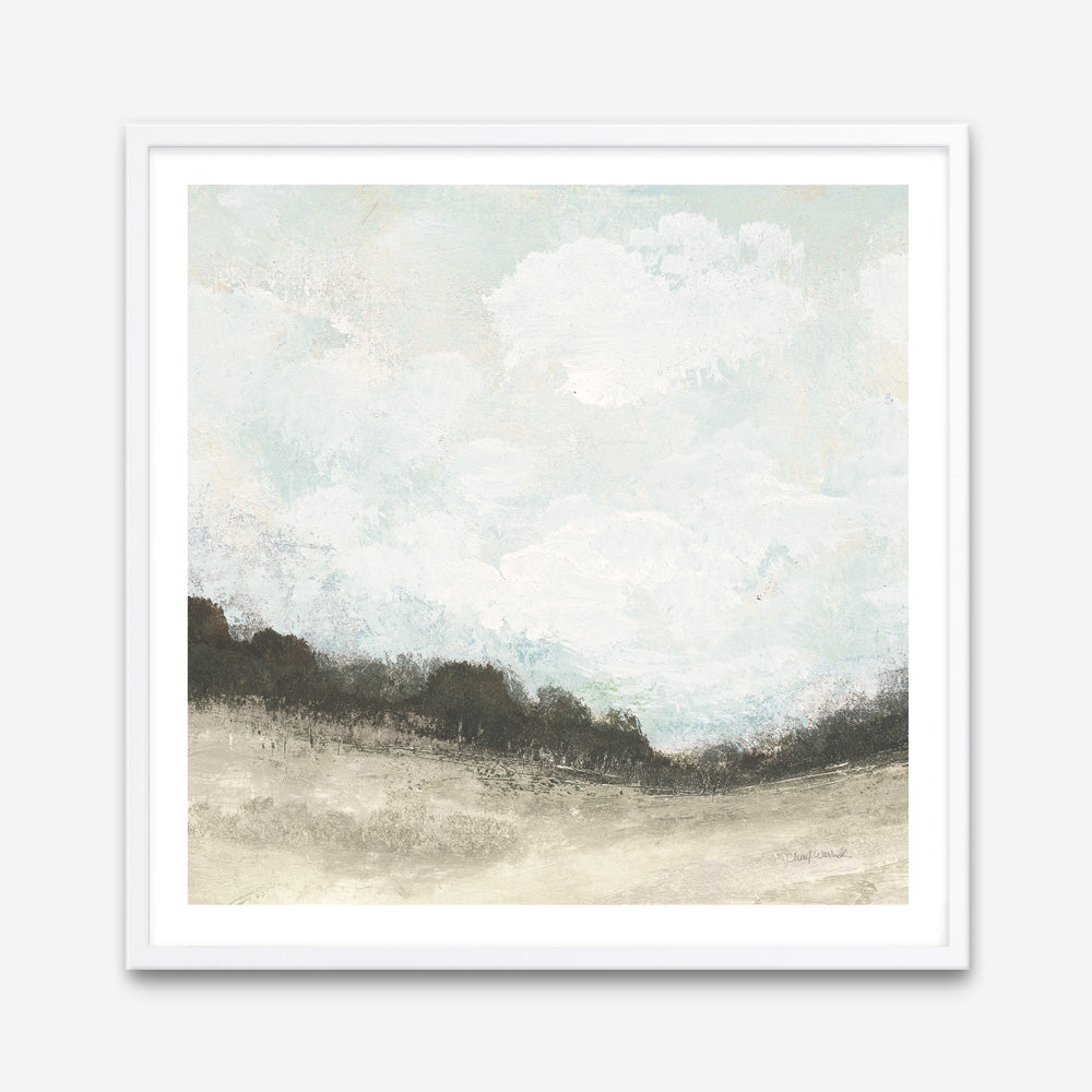Shop In the Field Square II Neutral (Square) Art Print a painted abstract themed wall art print from The Print Emporium wall artwork collection - Buy Australian made fine art painting style poster and framed prints for the home and your interior decor room, TPE-WA-60611-AP