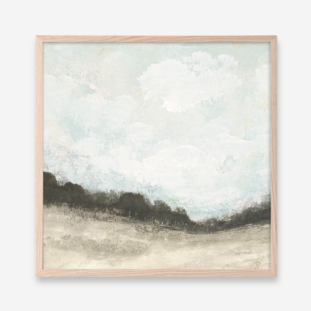 Shop In the Field Square II Neutral (Square) Art Print a painted abstract themed wall art print from The Print Emporium wall artwork collection - Buy Australian made fine art painting style poster and framed prints for the home and your interior decor room, TPE-WA-60611-AP