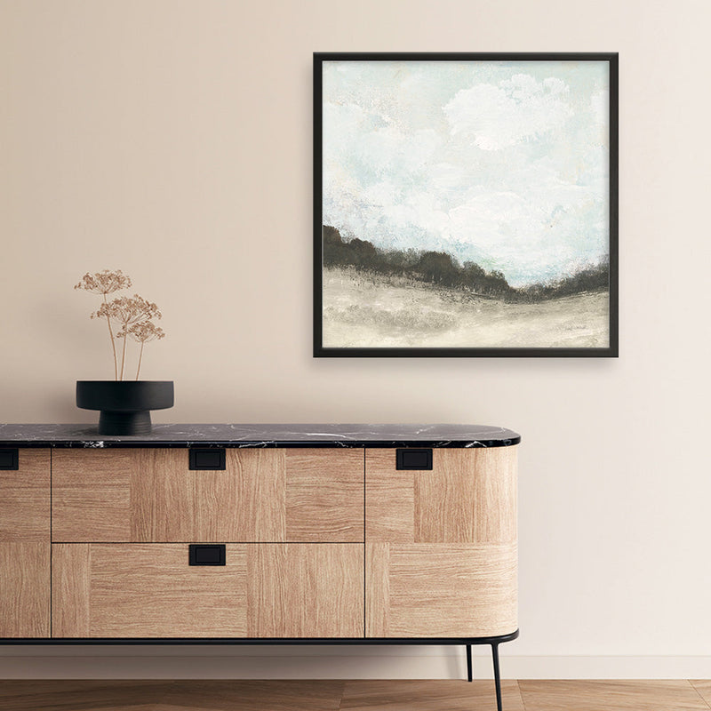 Shop In the Field Square II Neutral (Square) Art Print a painted abstract themed wall art print from The Print Emporium wall artwork collection - Buy Australian made fine art painting style poster and framed prints for the home and your interior decor room, TPE-WA-60611-AP