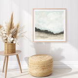 Shop In the Field Square II Neutral (Square) Art Print a painted abstract themed wall art print from The Print Emporium wall artwork collection - Buy Australian made fine art painting style poster and framed prints for the home and your interior decor room, TPE-WA-60611-AP