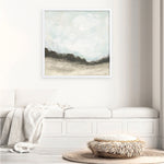 Shop In the Field Square II Neutral (Square) Art Print a painted abstract themed wall art print from The Print Emporium wall artwork collection - Buy Australian made fine art painting style poster and framed prints for the home and your interior decor room, TPE-WA-60611-AP