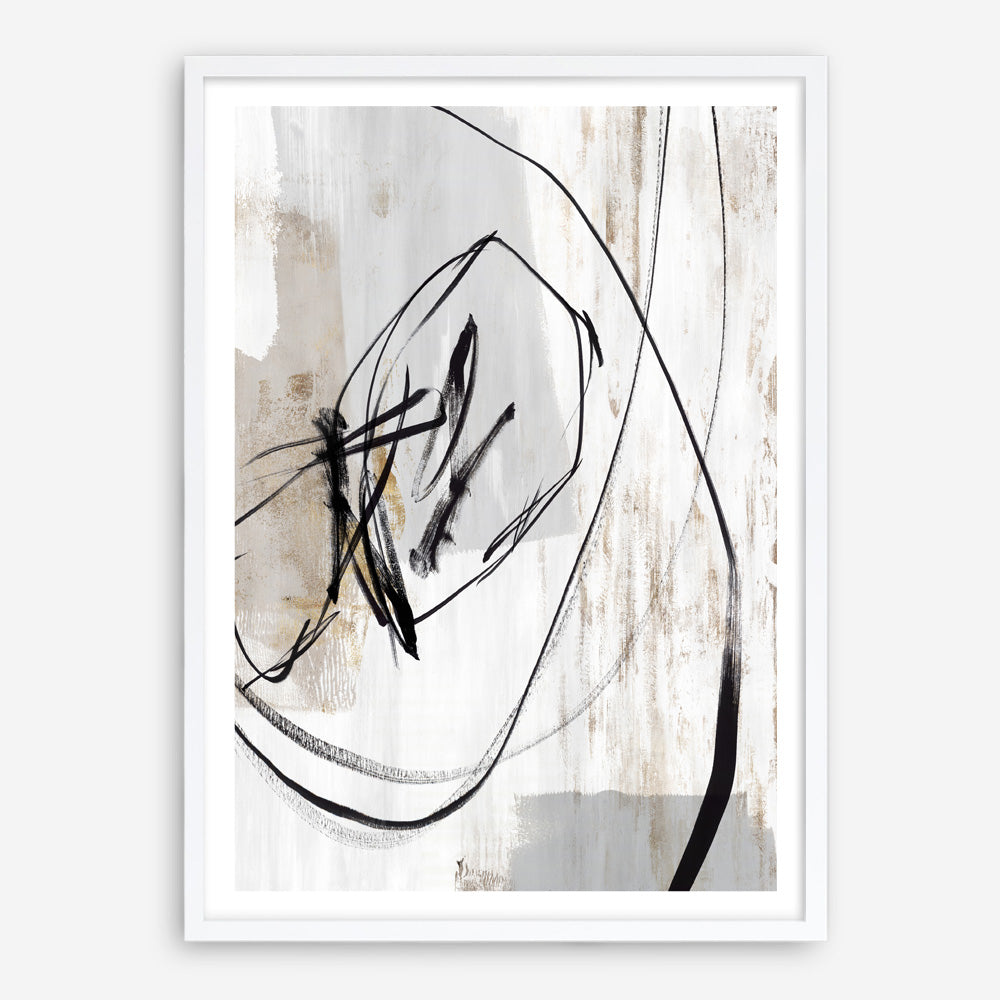 Shop Indentation I Art Print a painted abstract themed wall art print from The Print Emporium wall artwork collection - Buy Australian made fine art painting style poster and framed prints for the home and your interior decor room, TPE-PC-PG716-AP