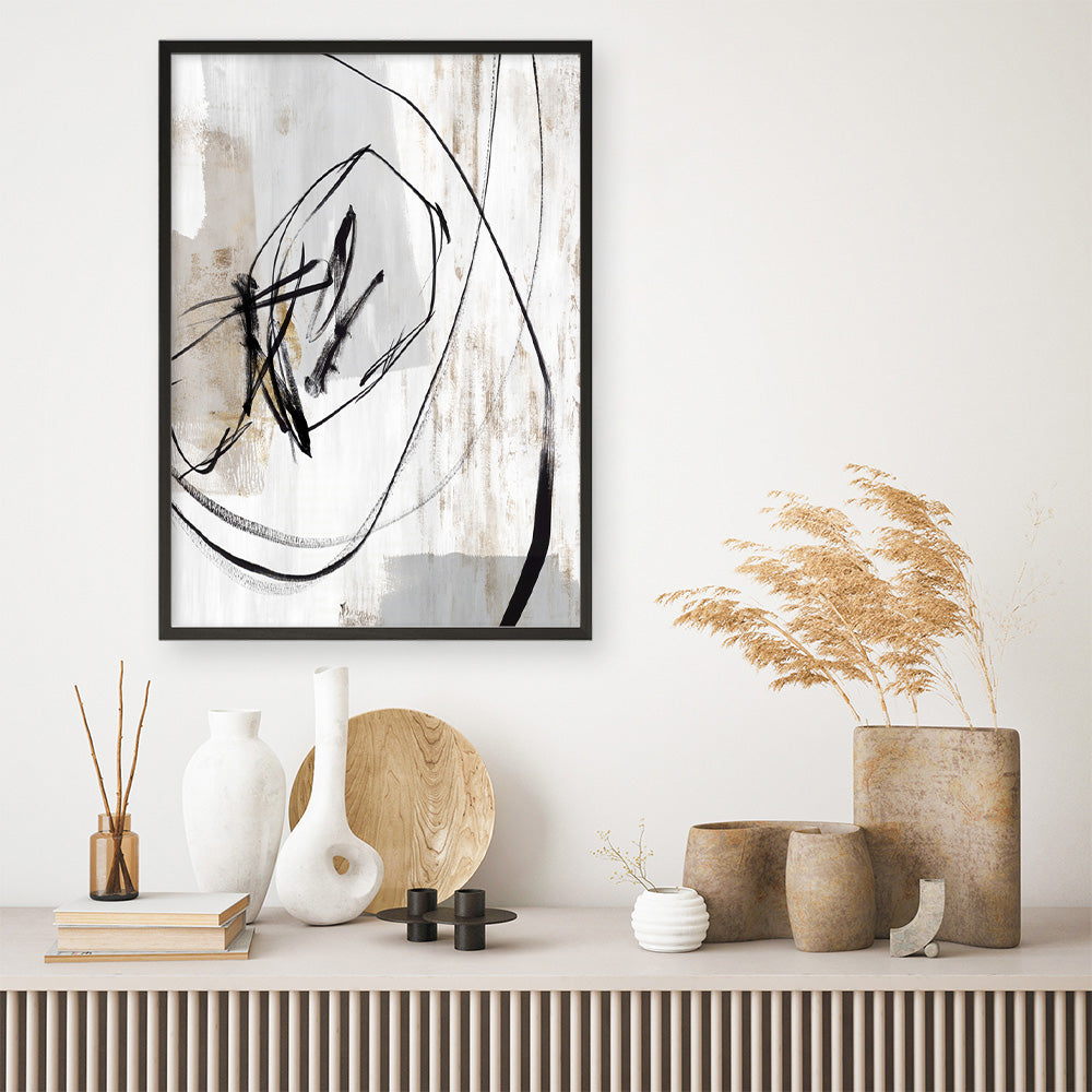 Shop Indentation I Art Print a painted abstract themed wall art print from The Print Emporium wall artwork collection - Buy Australian made fine art painting style poster and framed prints for the home and your interior decor room, TPE-PC-PG716-AP