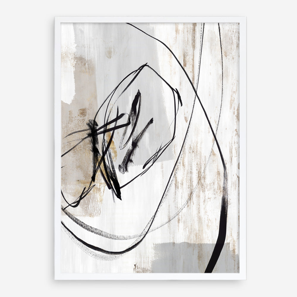 Shop Indentation I Art Print a painted abstract themed wall art print from The Print Emporium wall artwork collection - Buy Australian made fine art painting style poster and framed prints for the home and your interior decor room, TPE-PC-PG716-AP