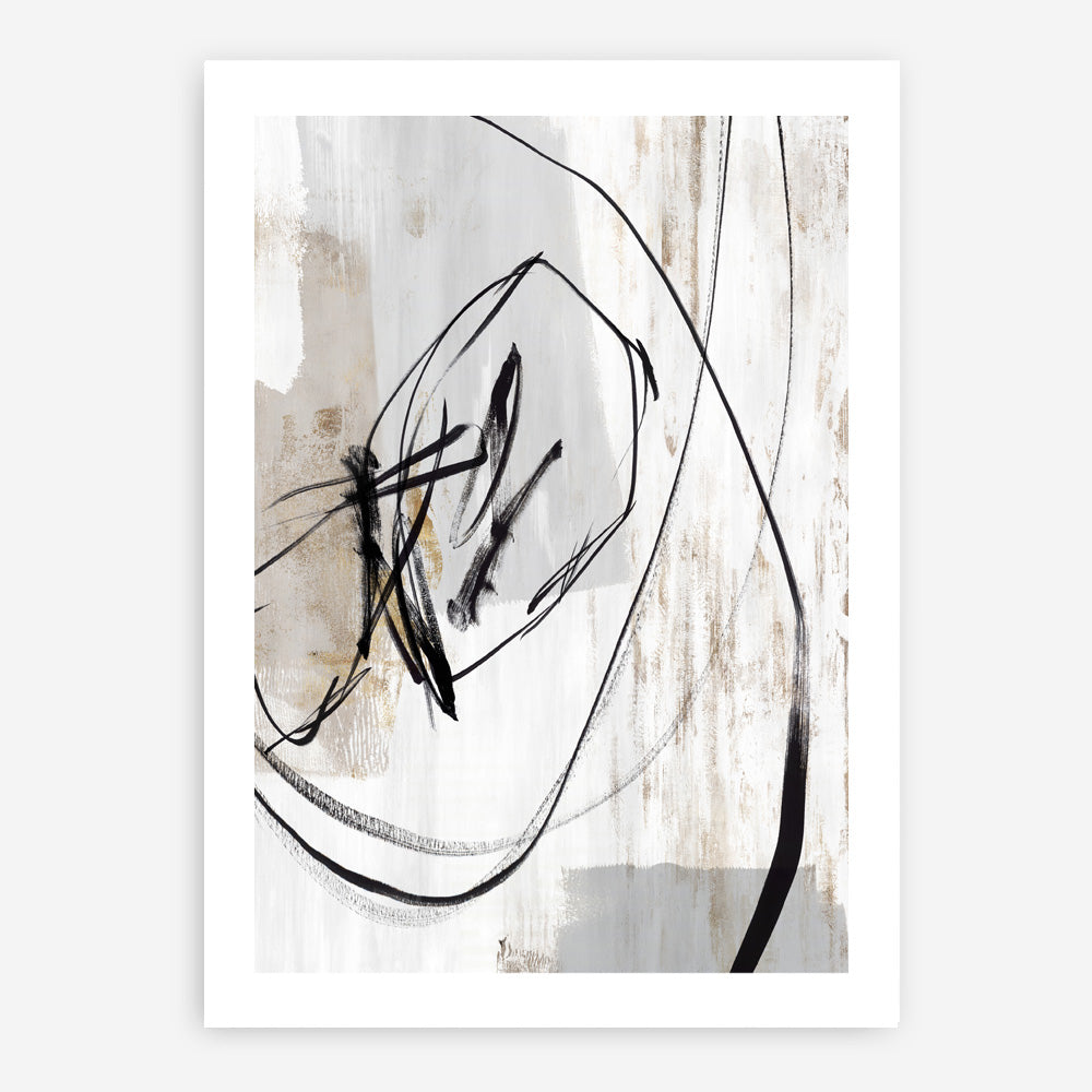 Shop Indentation I Art Print a painted abstract themed wall art print from The Print Emporium wall artwork collection - Buy Australian made fine art painting style poster and framed prints for the home and your interior decor room, TPE-PC-PG716-AP