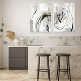Shop Indentation I Canvas Print a painted abstract themed framed canvas wall art print from The Print Emporium artwork collection - Buy Australian made fine art painting style stretched canvas prints for the home and your interior decor space, TPE-PC-PG716-CA-35X46-NF