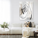 Shop Indentation I Canvas Print a painted abstract themed framed canvas wall art print from The Print Emporium artwork collection - Buy Australian made fine art painting style stretched canvas prints for the home and your interior decor space, TPE-PC-PG716-CA-35X46-NF