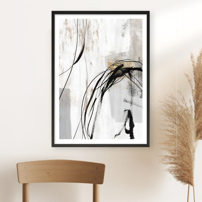 Shop Indentation II Art Print a painted abstract themed wall art print from The Print Emporium wall artwork collection - Buy Australian made fine art painting style poster and framed prints for the home and your interior decor room, TPE-PC-PG717-AP