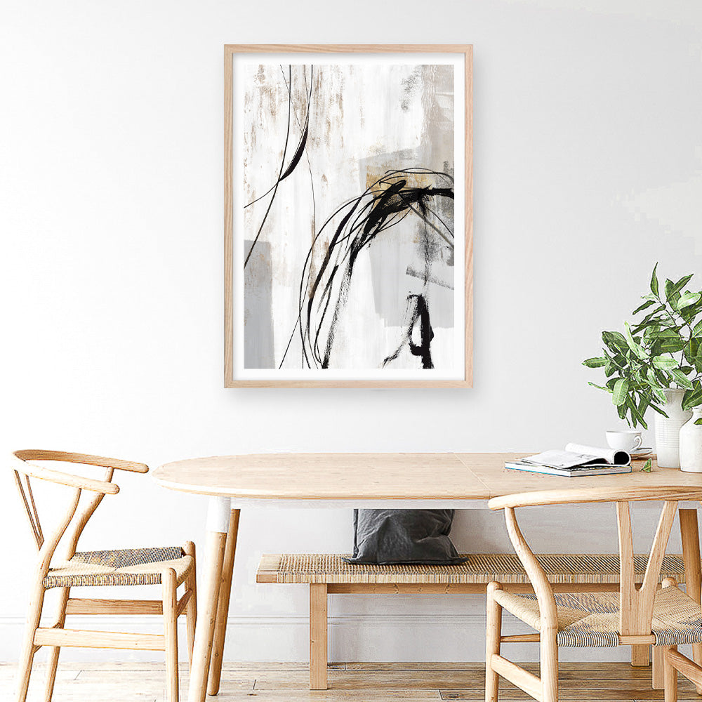 Shop Indentation II Art Print a painted abstract themed wall art print from The Print Emporium wall artwork collection - Buy Australian made fine art painting style poster and framed prints for the home and your interior decor room, TPE-PC-PG717-AP