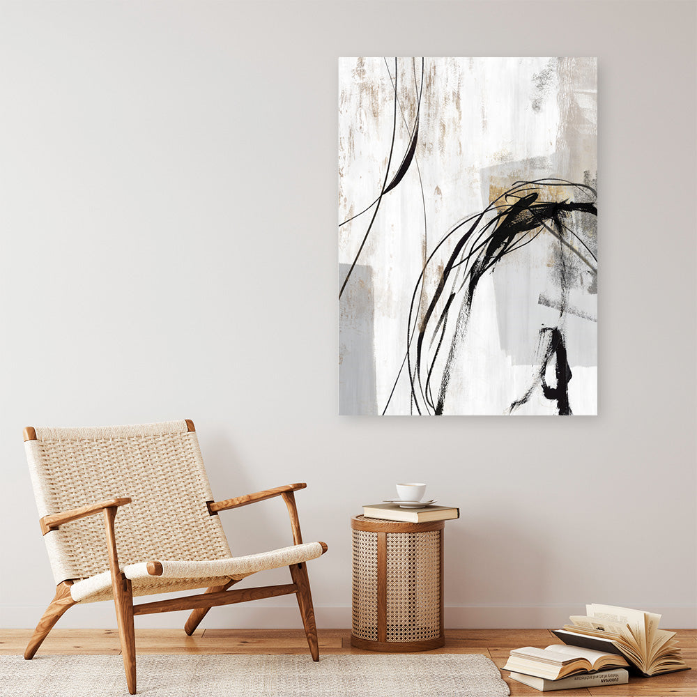 Shop Indentation II Canvas Print a painted abstract themed framed canvas wall art print from The Print Emporium artwork collection - Buy Australian made fine art painting style stretched canvas prints for the home and your interior decor space, TPE-PC-PG717-CA-35X46-NF