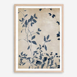 Shop Indigo Leaves Touch I Art Print a painted abstract themed wall art print from The Print Emporium wall artwork collection - Buy Australian made fine art painting style poster and framed prints for the home and your interior decor room, TPE-PC-EZ861-AP