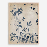 Shop Indigo Leaves Touch I Art Print a painted abstract themed wall art print from The Print Emporium wall artwork collection - Buy Australian made fine art painting style poster and framed prints for the home and your interior decor room, TPE-PC-EZ861-AP