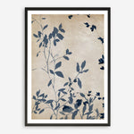 Shop Indigo Leaves Touch I Art Print a painted abstract themed wall art print from The Print Emporium wall artwork collection - Buy Australian made fine art painting style poster and framed prints for the home and your interior decor room, TPE-PC-EZ861-AP