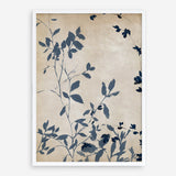 Shop Indigo Leaves Touch I Art Print a painted abstract themed wall art print from The Print Emporium wall artwork collection - Buy Australian made fine art painting style poster and framed prints for the home and your interior decor room, TPE-PC-EZ861-AP