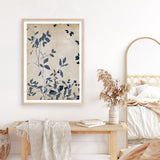 Shop Indigo Leaves Touch I Art Print a painted abstract themed wall art print from The Print Emporium wall artwork collection - Buy Australian made fine art painting style poster and framed prints for the home and your interior decor room, TPE-PC-EZ861-AP