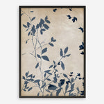 Shop Indigo Leaves Touch I Art Print a painted abstract themed wall art print from The Print Emporium wall artwork collection - Buy Australian made fine art painting style poster and framed prints for the home and your interior decor room, TPE-PC-EZ861-AP