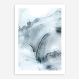 Shop Indigo Mint Bubbles II Indigo Version Art Print a painted abstract themed wall art print from The Print Emporium wall artwork collection - Buy Australian made fine art painting style poster and framed prints for the home and your interior decor room, TPE-PC-PG314-AP