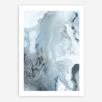 Shop Indigo Mint Bubbles III Indigo Version Art Print a painted abstract themed wall art print from The Print Emporium wall artwork collection - Buy Australian made fine art painting style poster and framed prints for the home and your interior decor room, TPE-PC-PG315-AP