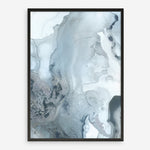 Shop Indigo Mint Bubbles III Indigo Version Art Print a painted abstract themed wall art print from The Print Emporium wall artwork collection - Buy Australian made fine art painting style poster and framed prints for the home and your interior decor room, TPE-PC-PG315-AP