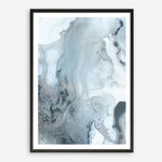 Shop Indigo Mint Bubbles III Indigo Version Art Print a painted abstract themed wall art print from The Print Emporium wall artwork collection - Buy Australian made fine art painting style poster and framed prints for the home and your interior decor room, TPE-PC-PG315-AP