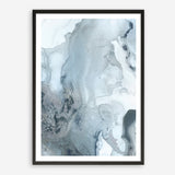 Shop Indigo Mint Bubbles III Indigo Version Art Print a painted abstract themed wall art print from The Print Emporium wall artwork collection - Buy Australian made fine art painting style poster and framed prints for the home and your interior decor room, TPE-PC-PG315-AP