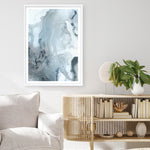 Shop Indigo Mint Bubbles III Indigo Version Art Print a painted abstract themed wall art print from The Print Emporium wall artwork collection - Buy Australian made fine art painting style poster and framed prints for the home and your interior decor room, TPE-PC-PG315-AP